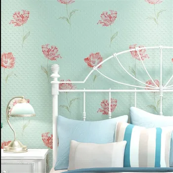

Beibehang 3D stereo modern household background hd 3D wallpaper bedroom environment protection large flowers wallpaper roll
