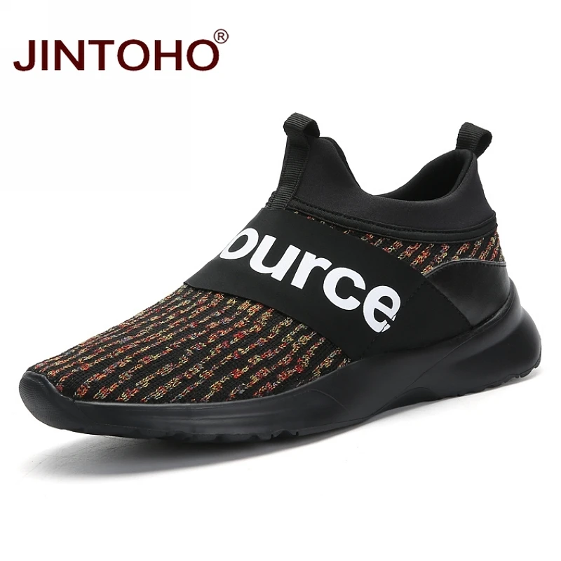 

JINTOHO Casual Men Fashion Shoes Big Size Men Sneakers Slip On Men Loafers Cheap Male Sneakers 2019 Male Comfortable Shoe