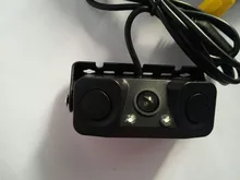 600TV lines 3 in 1 Sound Alarm Car Reverse Backup Video Parking Sensor Radar System Rear View Parking Camera + 2 Sensors