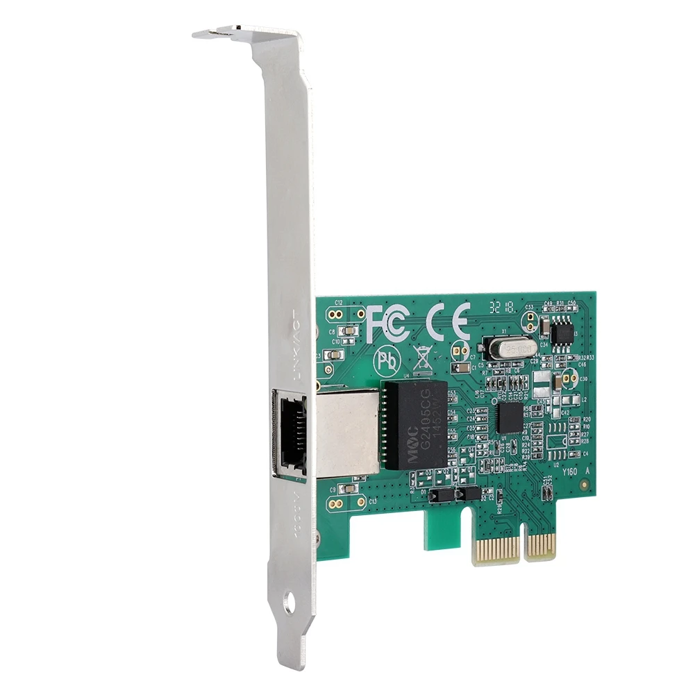 Realtek 8111E PCI-E 10/100/1000 Мбит/с Одиночный порт NIC Gigabit Ethernet Соединительная плата локальной компьютерной сети дуплексный контроль потока (IEEE 802,3 3x)