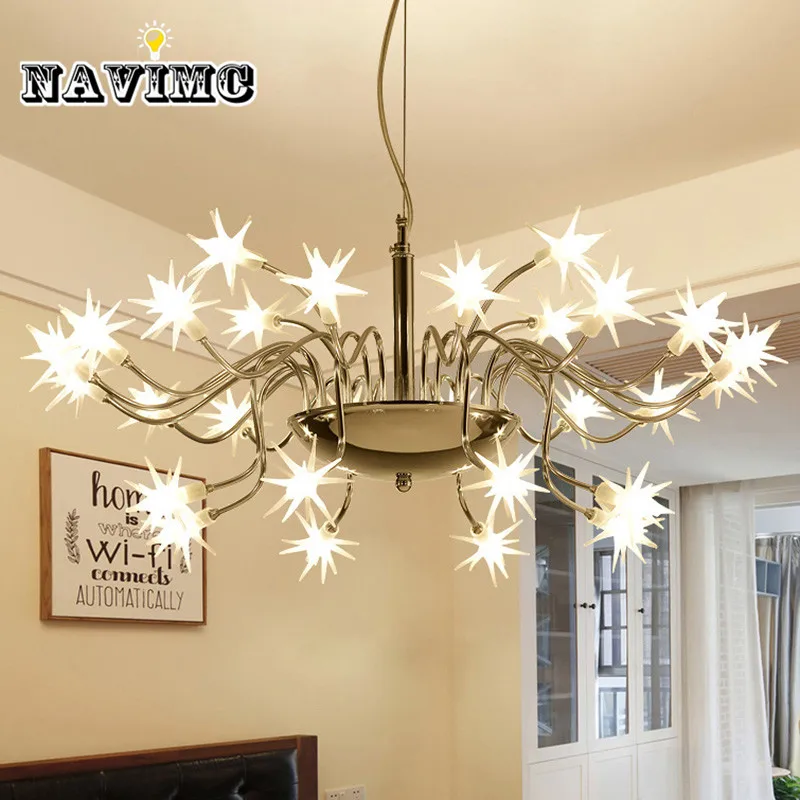 

LED Pendant lights Meteor Shower Living Room Dining Room Lights Scandinavian Hall Lights Bedroom Lamp Art Simple Modern Lighting