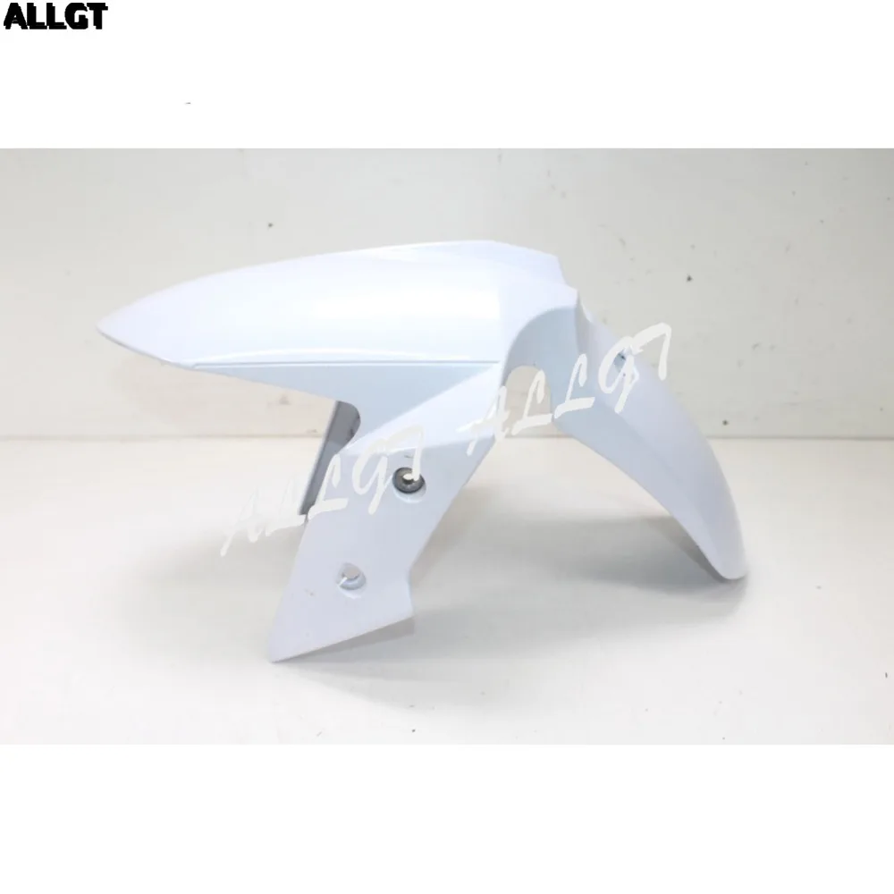 ALLGT Переднее Крыло Fender Fairng для Kawasaki Ninja 300 EX300 2013 2014 ZXR300 литьевая форма Unpaint White| |