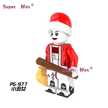 50 шт. супергерой Рождество Санта Харли Куинн строительные блоки кирпичи для девочек мальчиков дом игры дети игрушки