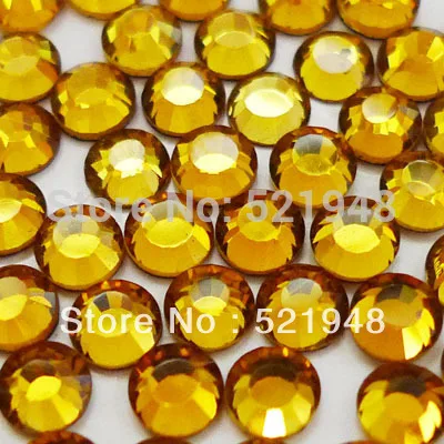 AAA Grade SS10(2.7~2.9mm) Topaz DMC Hotfix Rhinestones 288 pcs iron on rhinestones Hot Sale! | Дом и сад