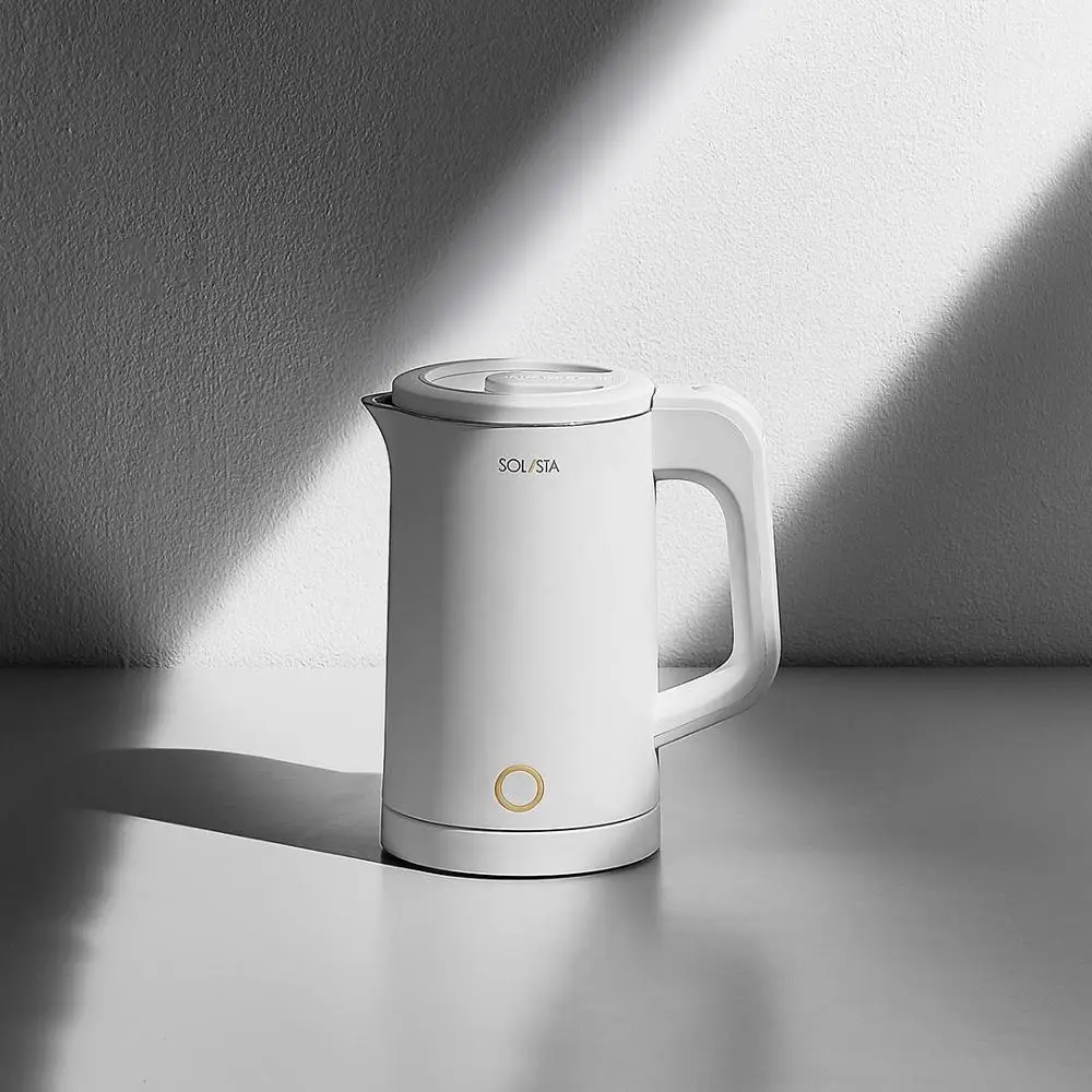 Xiaomi Mijia Solista маленький чайник для воды 0.6L 304 Электрический чайник из нержавеющей стали AC 110 V-220 V многократного нагрева