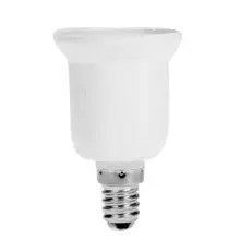 1 шт. огнеупорный пластик E14 к E27 адаптер конверсионная лампа Держатель Конвертор розетка светильник адаптер Лампа светодиодный светильник базовый светильник s