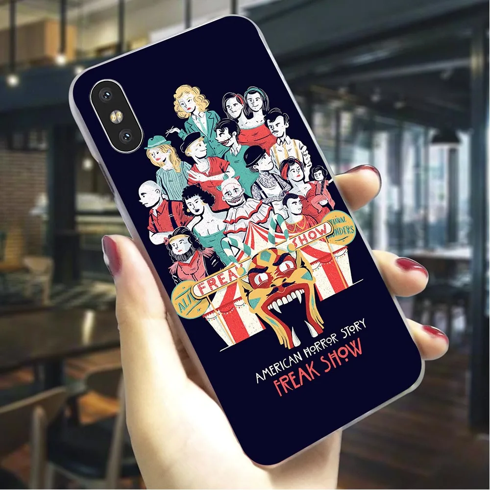 ТВ American Horror Story чехол для телефона чехол для iPhone 5S 5 SE 6 6S Plus/6 Plus/6 S Plus 7 8/7 8 плюс X XS XR Xs Max жесткий чехол с принтом - Цвет: K1021415