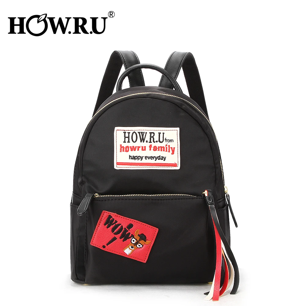 

Fashion Women's Backpack Black School Bag Knapsack Oxford Travel Bags For Women Lady back pack