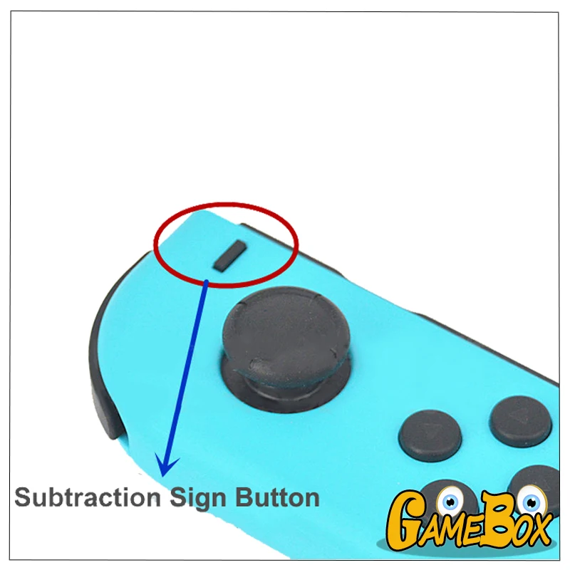 Оригинальная Кнопка Joy Con минус для Nintend Switch левая ручка кнопки вычитания знака