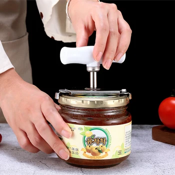 

Adjustable Jar Opener Stainless Steel Lids off Jar Opener Bottle Opener Can Opener for 1-4 inches Kitchen Gadget