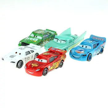 

5 Styles Disney Pixar Cars Lightning Mcqueen Chick Hicks 1:55 Diecast Metal Alloy Model Educational Toy Car Gift For Kid