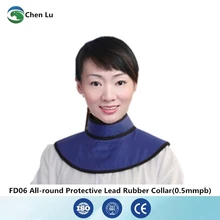 Новые поступления гамма-лучи рентгеновская защита 0,5 mmpb круглый щитовидный воротник CT ионизирующая радиационная защита медицинские аксессуары