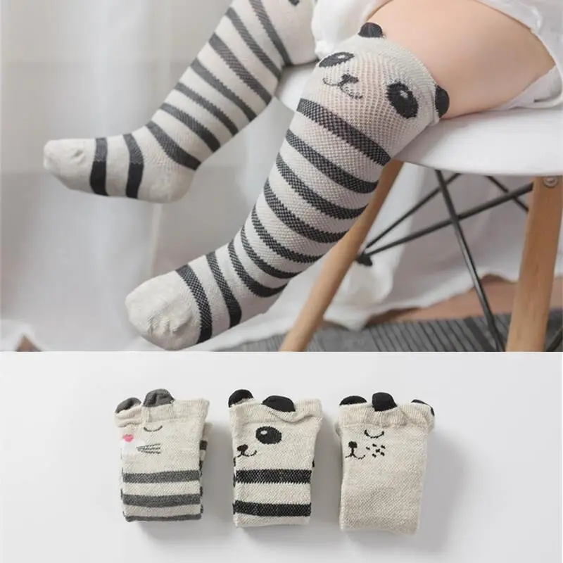 3 Pairs/Lot Summer Children Socks Cotton Animal Cartoon Breathable High Tube Mesh Socks for Children Boys Girls 0-3 Years 3 Pairs/Lot Summer Children Socks Cotton Animal Cartoon Breathable High Tube Mesh Socks for Children Boys Girls 0-3 Years