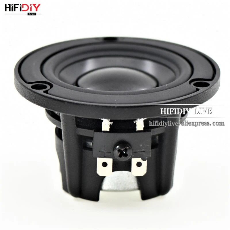 HIFIDIY Алюминий бассейна Hi-Fi 2 3 3,5 дюймов 65 мм полночастотный динамик 4OHM 20 Вт высокой мощности Alto басовый V65/85/95 мм