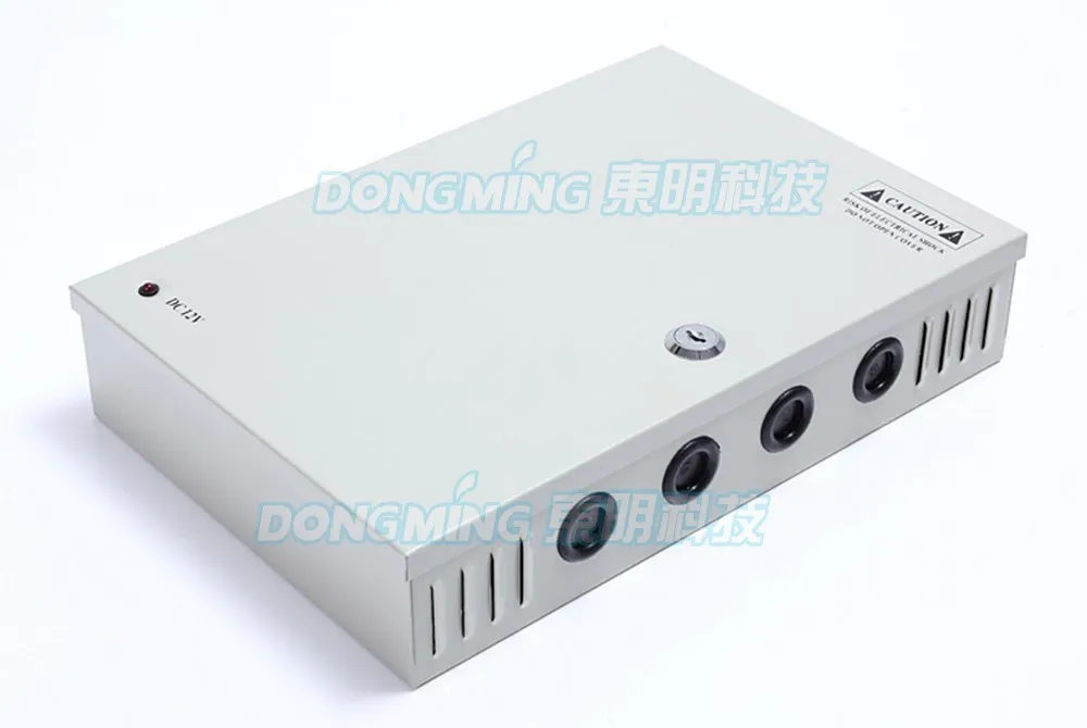 18CH 12V 120W led driver power supply box 18B waterproof 18 channel for monitor CCTV camera 110V~220V to DC12V led transformer