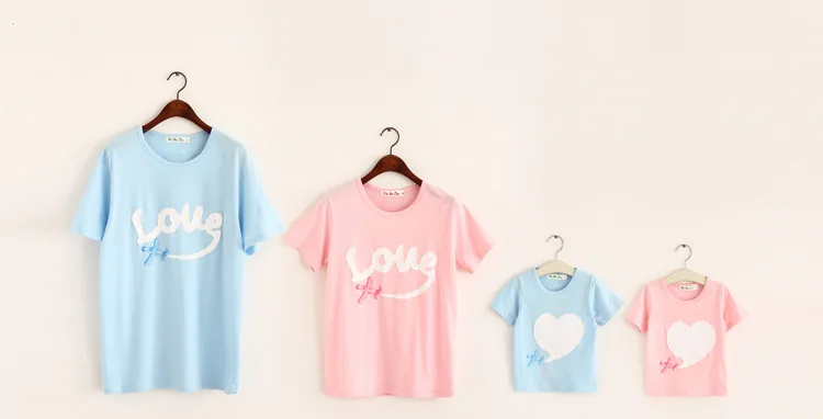 Летняя футболка с короткими рукавами для мамы и дочки; Хлопковая женская рубашка; Одежда для девочек; Милые Семейные комплекты; рубашка
