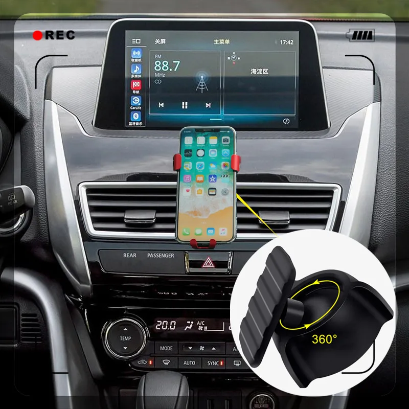 

for Mitsubishi Eclipse Cross 2017 2018 2019 Car Dashboard Mount,Car Mount,Cell Phone Holder Adjustable Car Phone Holder