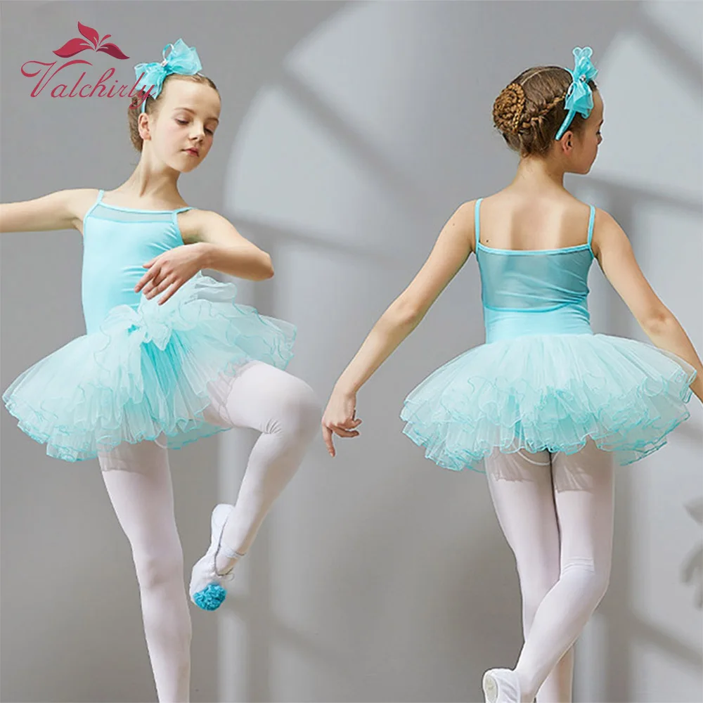 New Ballet tutu Dress, Girls Dance Clothing Kids Trainning, Princess Skirt Costumes,Gymatics Leotards Dance Wear