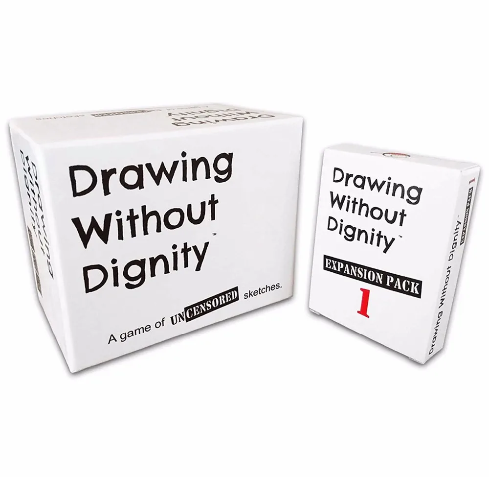 Drawing Without Dignity Board Games Combo Pack Adult Party Game Expansion Pack 1 Funny Children's educational toys