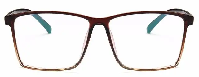 Модные дизайнерские мужские очки es оптическая оправа женские квадратные стеклянные es оправа прозрачные линзы очки черное серебро золотое стекло для глаз - Цвет оправы: gradient tea