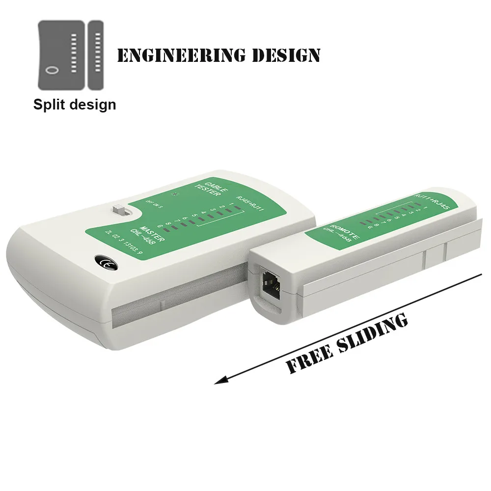 RJ45 набор инструментов сетевого кабеля Ethernet тестер RJ45 щипцы для зачистки кабеля удар вниз инструменты для RJ11 RJ12 RJ45 Cat5 Cat6 кабель