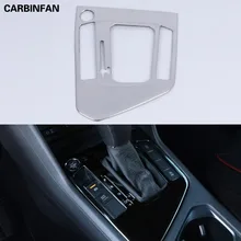 Крышка автомобиля укладки стикер среднего front Shift останов весла чашки лампы рамка отделка для Volkswagen Tiguan L MK2