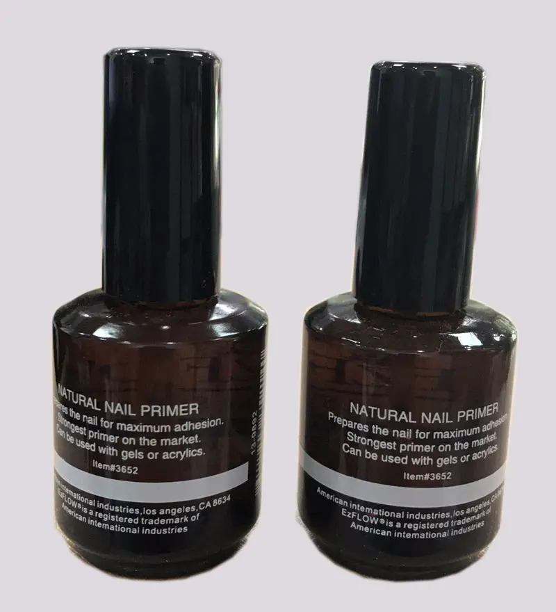 

EM--99 New 2Pc 14ML Ezflow Natural Nails Primer Nail Art Tool Products Acrylic Base Coat For UV GEL & Acrylic Tips