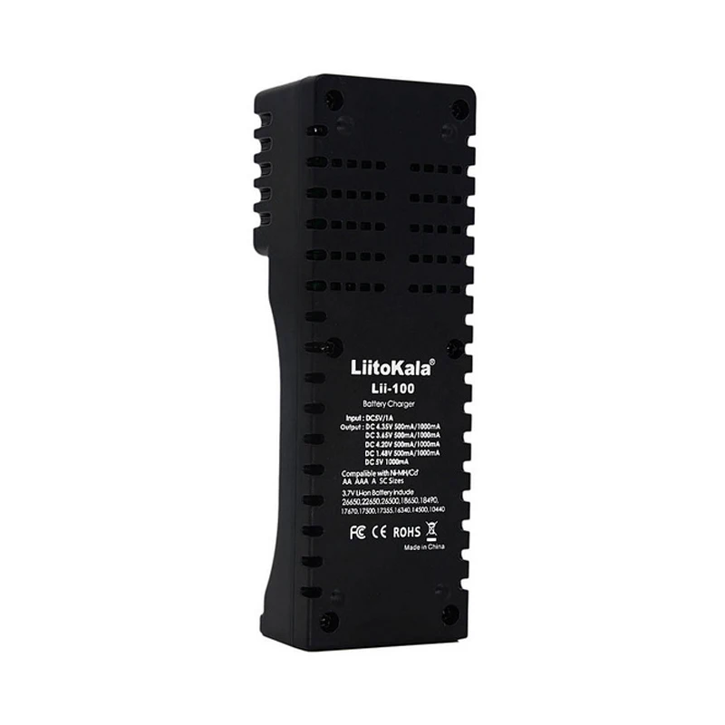 LiitoKala Lii 100B 18650 зарядное устройство для аккумулятора DE Bateria Para 266650 16340 CR123 LiFePO4 1 2 V ni mh
