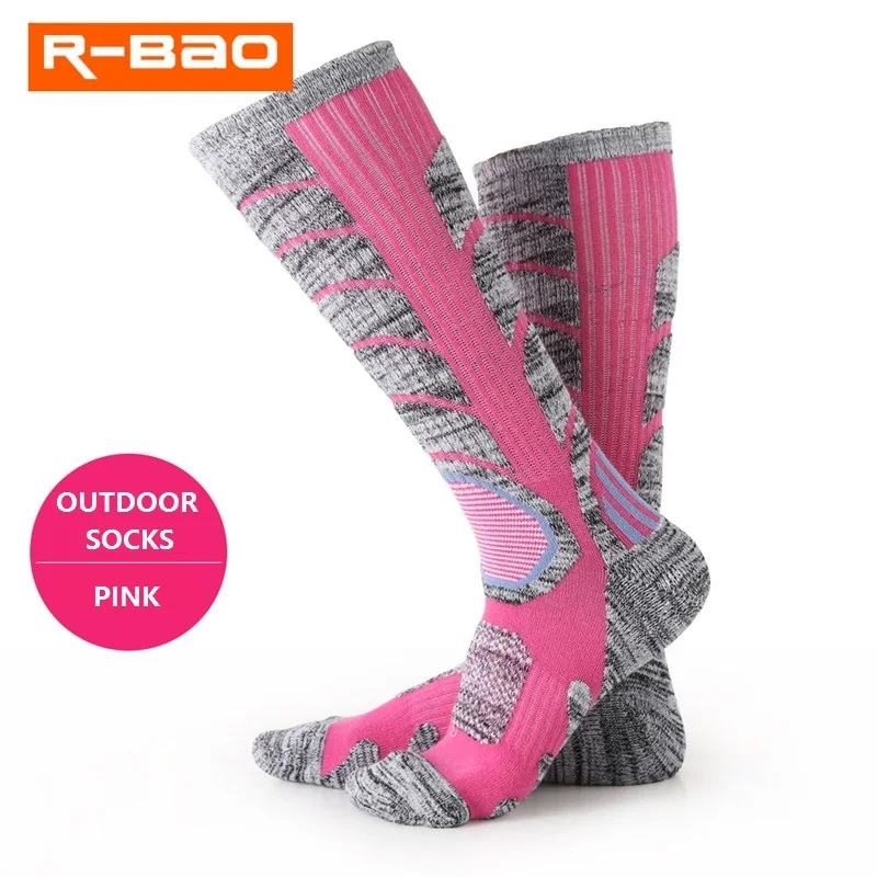 RB3301 High Quality Outdoor Skiing/Hiking Socks Terry Sole Thicken Breathable Wear-Resisting Sports Socks