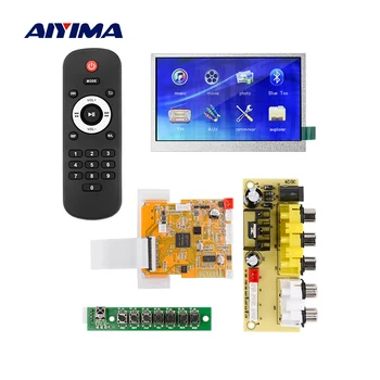 

AIYIMA 4.3Inch LCD Lossless Bluetooth Decoder Board DTS FLAC APE AC3 WAV MP3 Decoder Board Decode Board DC9-12V