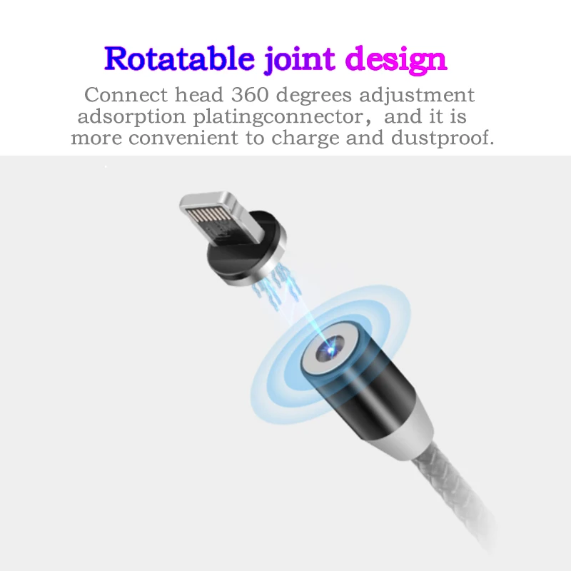 Orsda, магнитный USB кабель Lightning для быстрой зарядки мобильных телефонов, usb type C, магнитный кабель для зарядки и передачи данных, Micro usb кабель