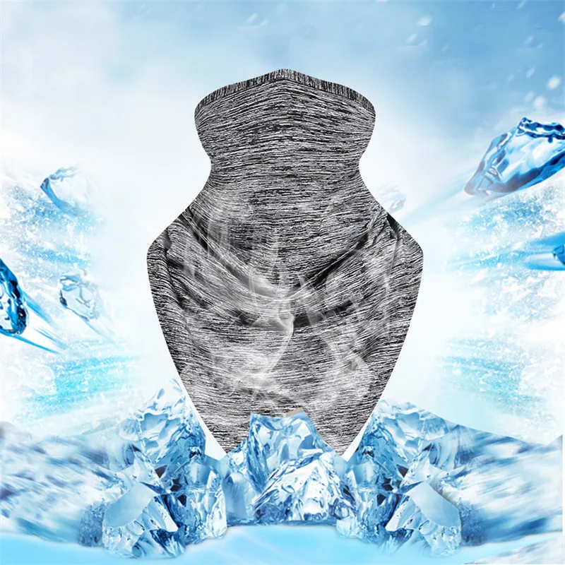 

Ice Sunscreen UV Protection Triangle Towel Summer Section Magic Mask Bicycle Sunprotect Moisture Wicking Dust-proof Scarf