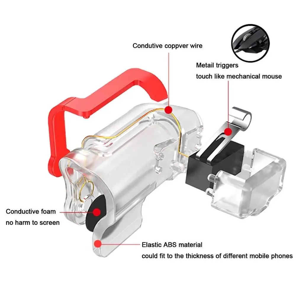 Универсальный игровой курок Кнопка огня смартфон мобильный джойстик игра L1 R1 шутер контроллер PUBG/правило выживания/выход Арбор