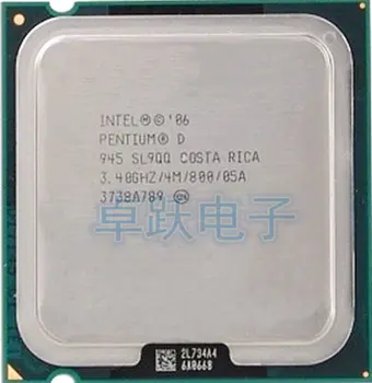 

Free shipping Original PD 945 desktops cpu for Intel Pentium D 945 4M Cache 3.40 GHz 800 MHz LGA 775 P D 950 CPU PD945
