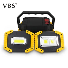 400LM Портативный потолочные светильник 20 Вт поиск светильник COB Светодиодный точечный светильник отражатель открытый кемпинг аварийная лампа лужайки Рыбалка рабочий светильник ing лампа