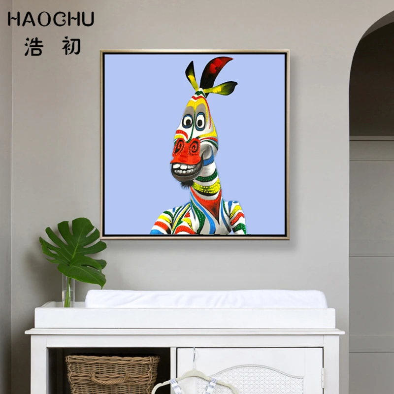 Фотообои с рисунком зебры животных животных|living room decoration|animal canvas paintingcanvas painting |