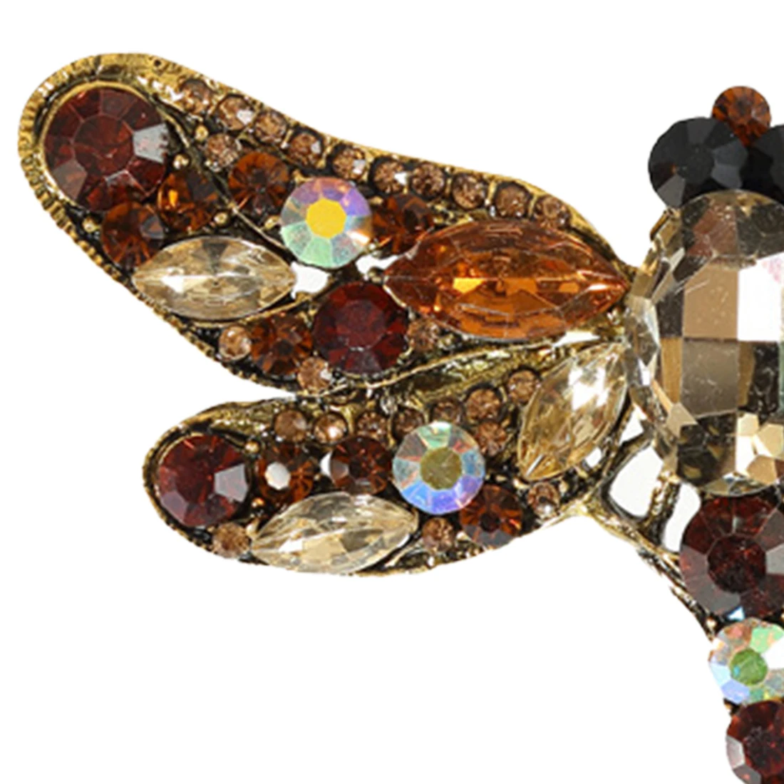

Fashion Exquisite Crystal Vintage Dragonfly Brooches Women Large Insect Brooch Pin Women Dress Scarf Brooch Pins Jewelry