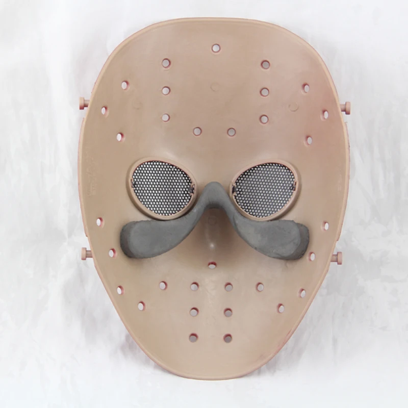 Airsoft Пейнтбол Джейсон Хоккей анфас маска для косплея на Хэллоуин Сетки череп в стиле милитари Wargame тактические маски