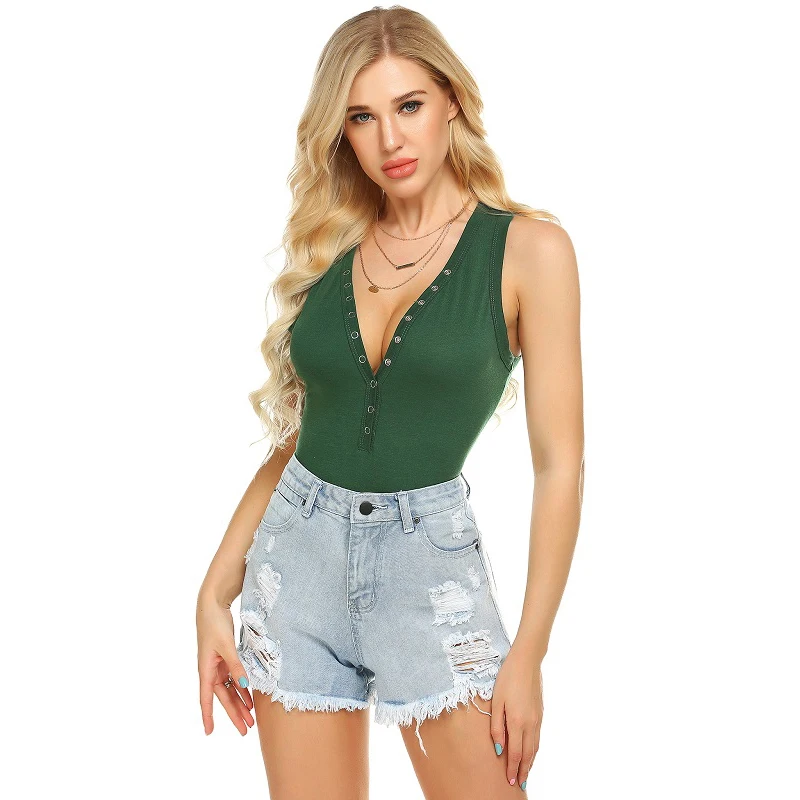 Rompers Women's Jumpsuit Deep V Sexy Wrap Bodysuits Slinky Curve Female Playsuit Bodycon Sensational Casual Overalls Soild Color Rompers Women's Jumpsuit Deep V Sexy Wrap Bodysuits Slinky Curve Female Playsuit Bodycon Sensational Casual Overalls Soild Color