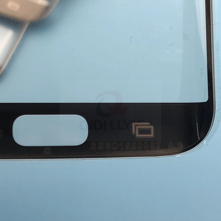 Оригинальное внешнее стекло с qr-кодом для samsung Galaxy S7 Edge G935 G935F, ЖК-дисплей, сенсорный экран, переднее стекло, внешний объектив