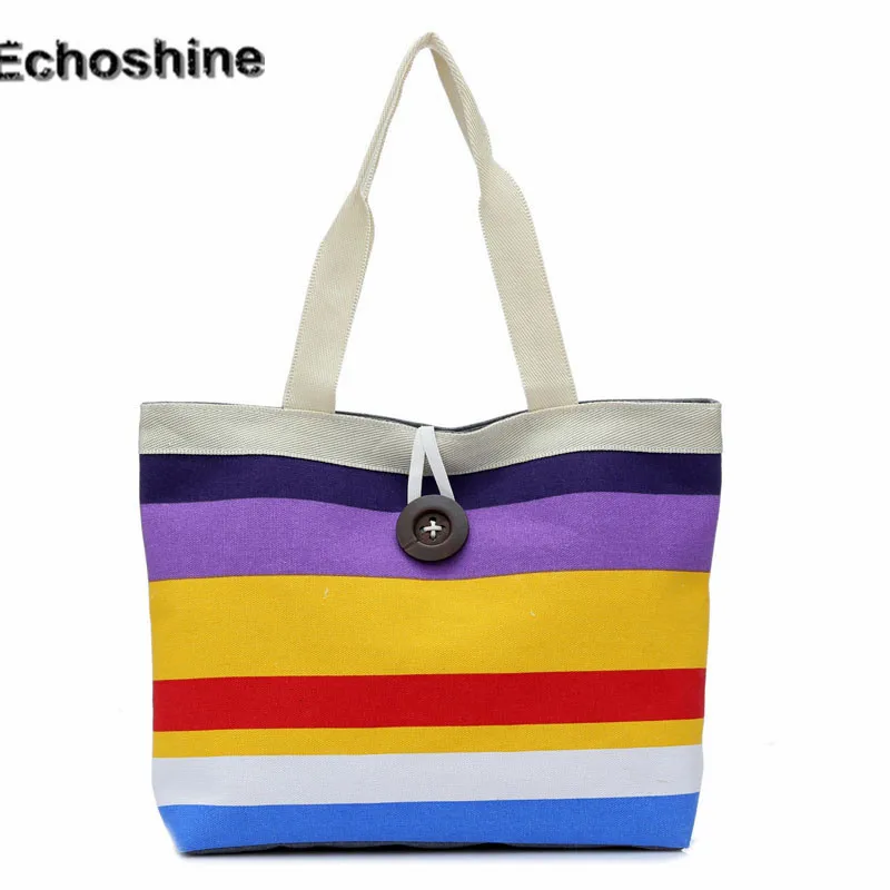 

Lady Wave Canvas Shopping Shoulder Bag Hand Clutch Messenger Female Bag Big Button British Vintage Shoulder Bags Briefcase A20