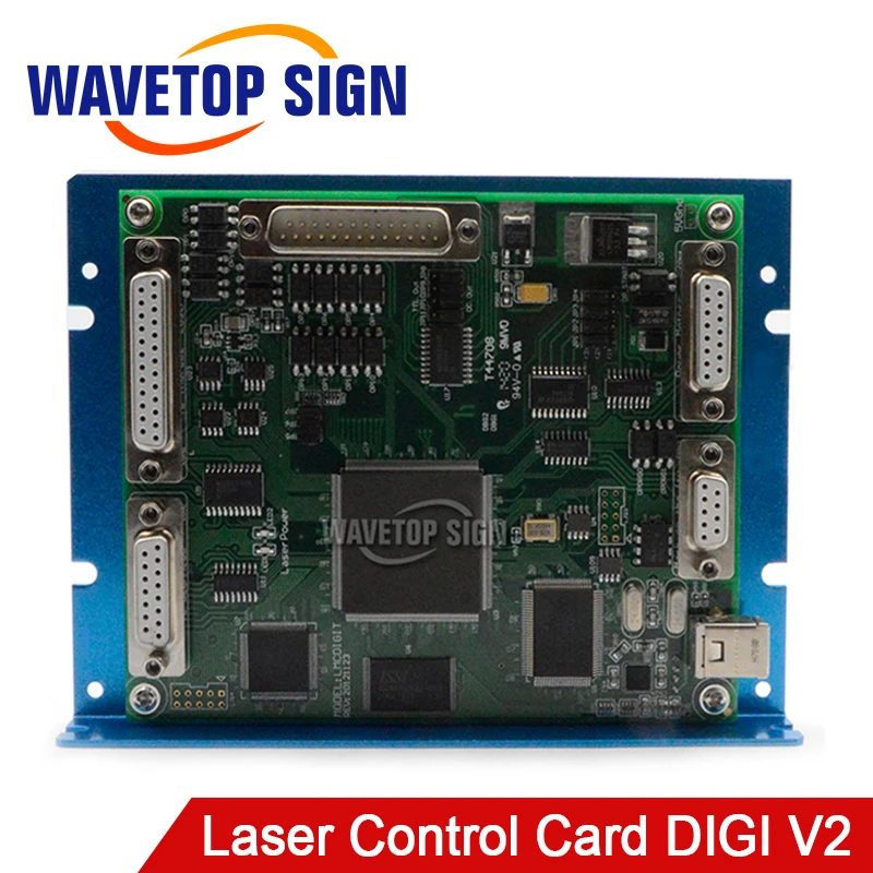 

USB Laser Mark Machine Control Card Digial Signal Support 64 Bit System Software Ezcad 2.7.6 Support CO2 YAG UV Laser Module