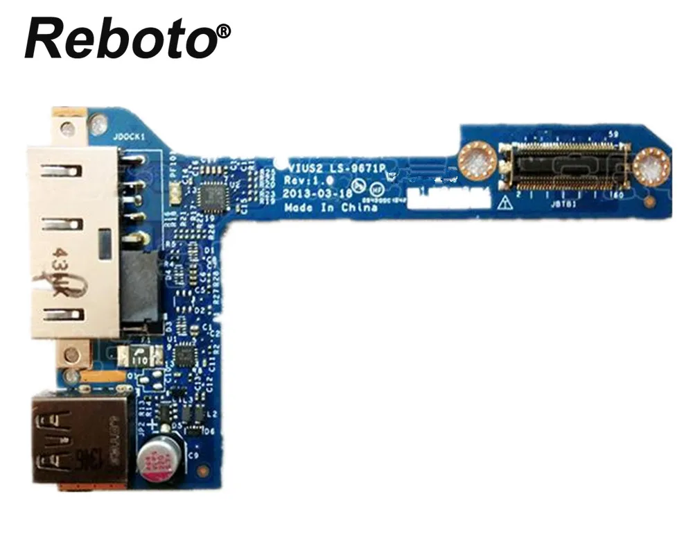 Оригинальная USB плата Reboto для Lenovo S5 S531 S540 DC IN Power 04X1658 04X5186 LS 9671P 100% протестирована