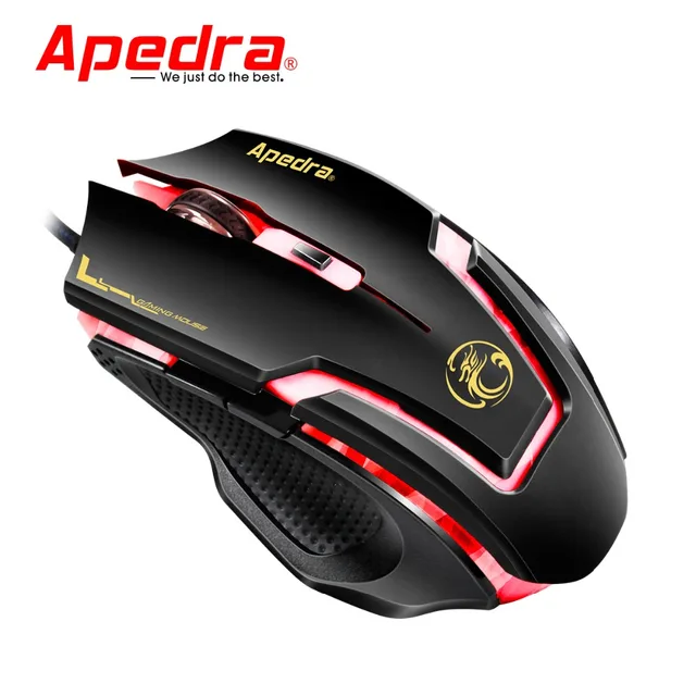 wired gaming mice for large hands under 30 dollars