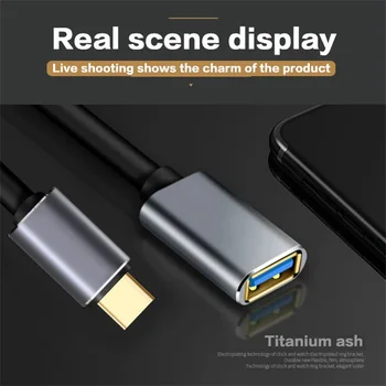 

USB C Type C to USB 3.0 OTG Adapter male to female 5Gbps USB3.0 Type-C Data Extension Cable Connector for Macbook pro samsung s9