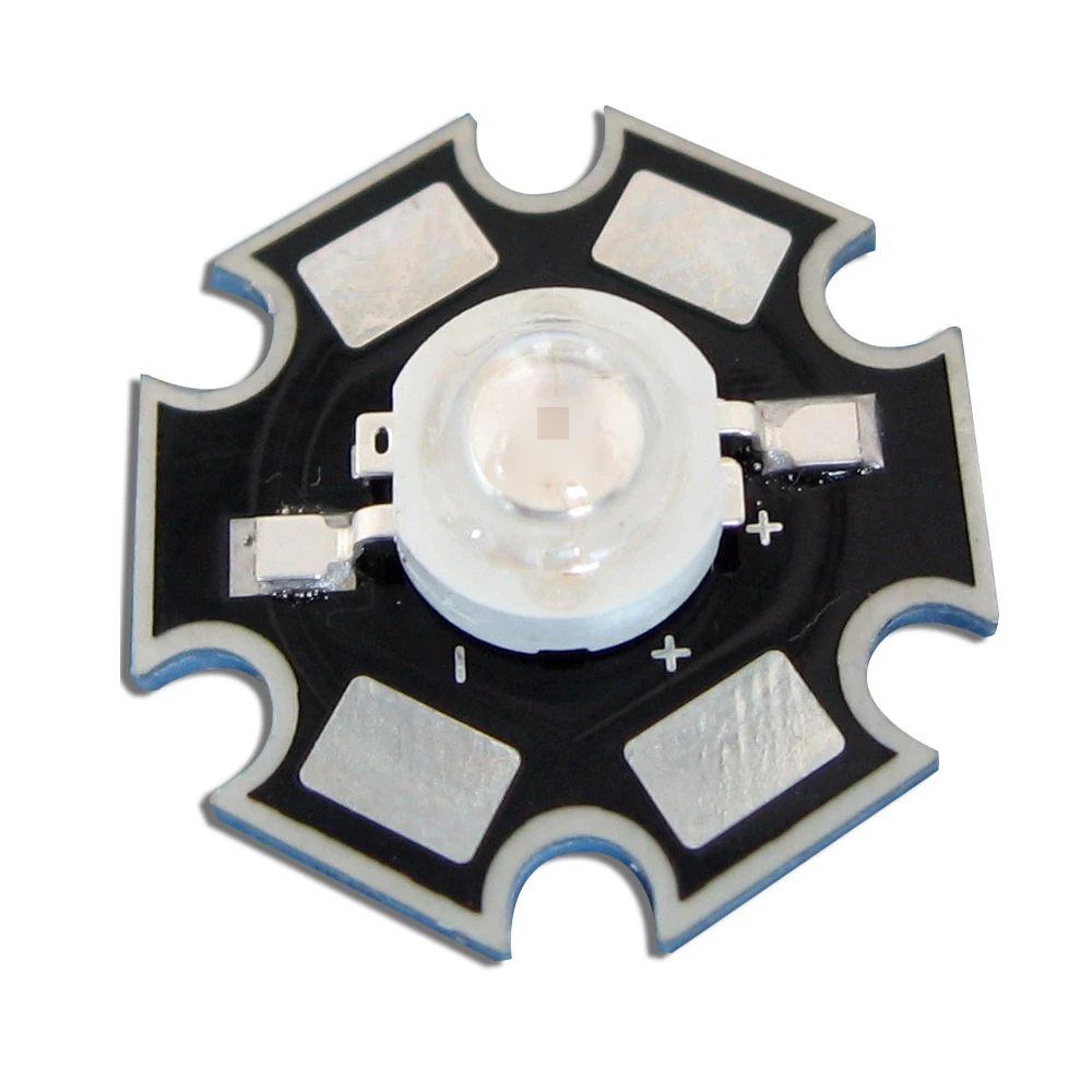 New 100pcs 1W 3.2V 350mA Royal Blue 445nm LED Grow diodes Light Parts