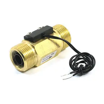 Koop DC250V Messing G3 4 26 Mm Buitendraad Reed Waterstroom Schakelaar Flowmeter 1 30L Min SEN ZL43W