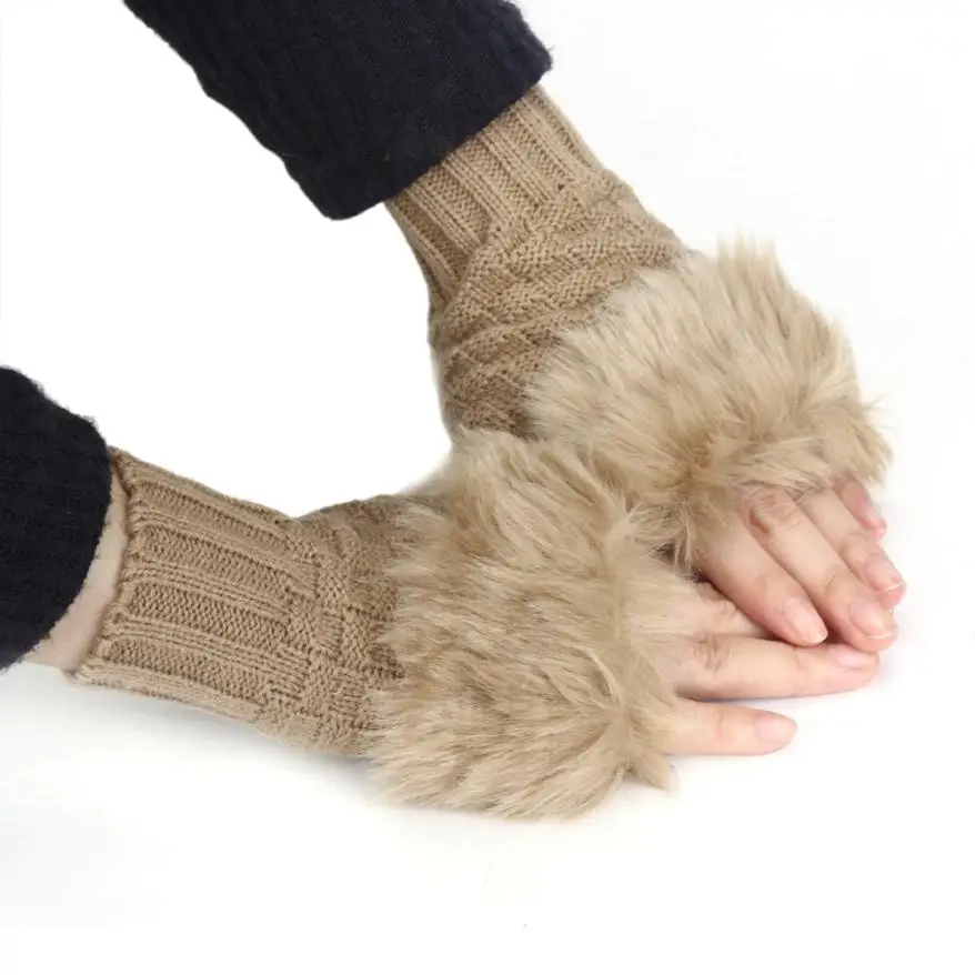 Mooistar 4022D Women Female Gloves Mittens without fingers Ladies