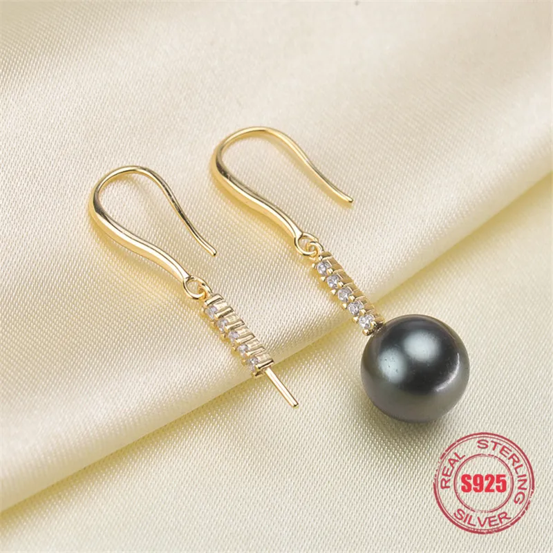 

Genuine S925 Sterling Silver Stud Earrings Dangle Earrings Hoop Earrings Blank Base Supplies for DIY Accessories Jewelry Making