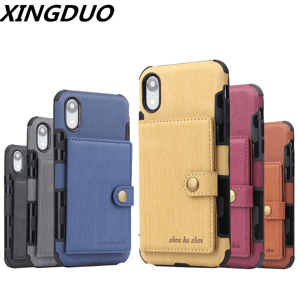 

XINGDUO luxury 2 in 1 Wallet Case Flip over case for Samsung galaxy Note 8 9 S8 S9 S10 Plus Galaxy case cover for A3 A5 A7 2017